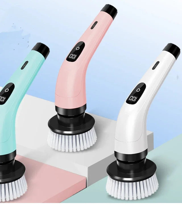 Household Cordless Spin Scrubber Kitchen Gadgets Hair Brushes Bathroom Broom Toilet Mops Electric Multipurpose Cleaning Brush