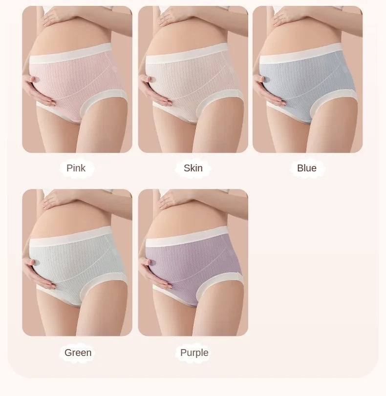 3PCS High Waist Breathable Comfort Briefs Soft Maternity Dresses for Pregnant Women Push Up Panties Pregnant Woman Clothes Pants