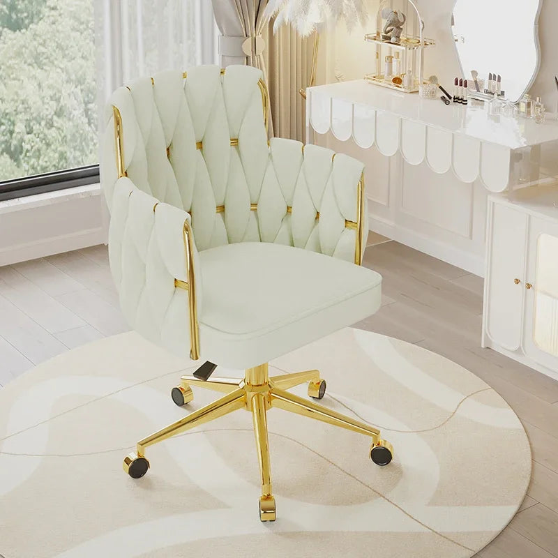 Study Throne Office Chair Vanity Modern Ergonomic Luxury Nordic Office Chair Designer Relaxing Sillas De Oficina Salon Furniture