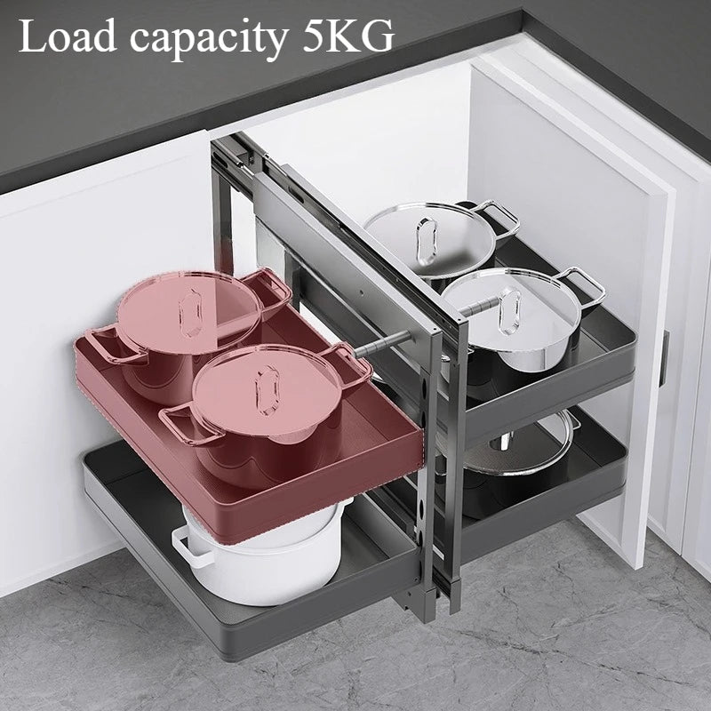 Sliding Kitchen Cabinet Storage Metal Cabinets Organizers Large Removable Spice Drawer Household Narrow Auxiliary Furniture