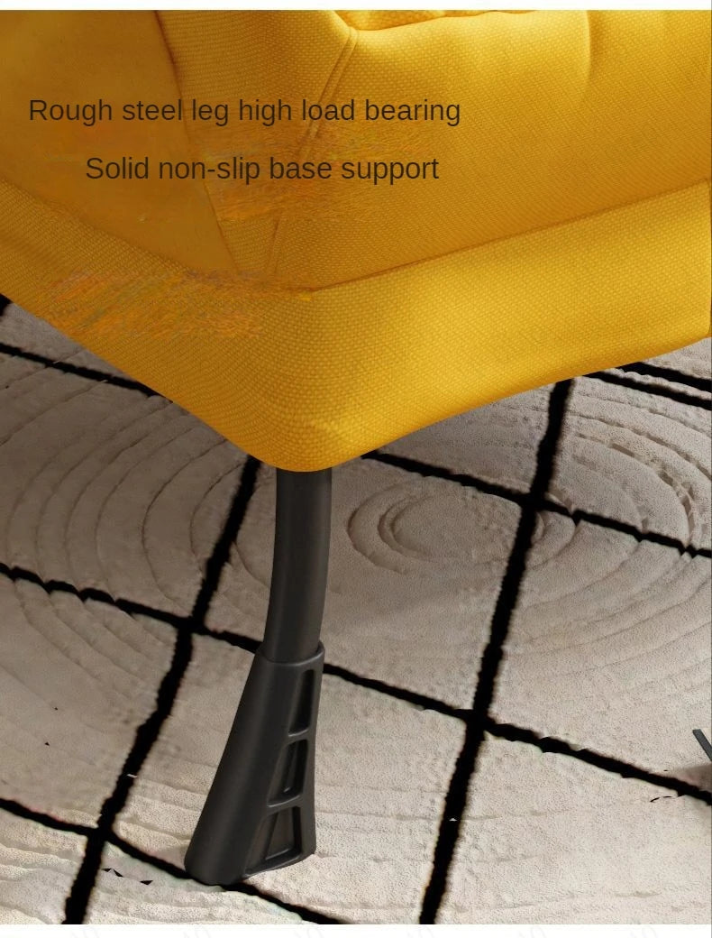 New Living Room Chairs Lazy Leisure Home Light Back chair sofa chair Bedroom Home comfortable Sofa Chair Armchair with Footrest