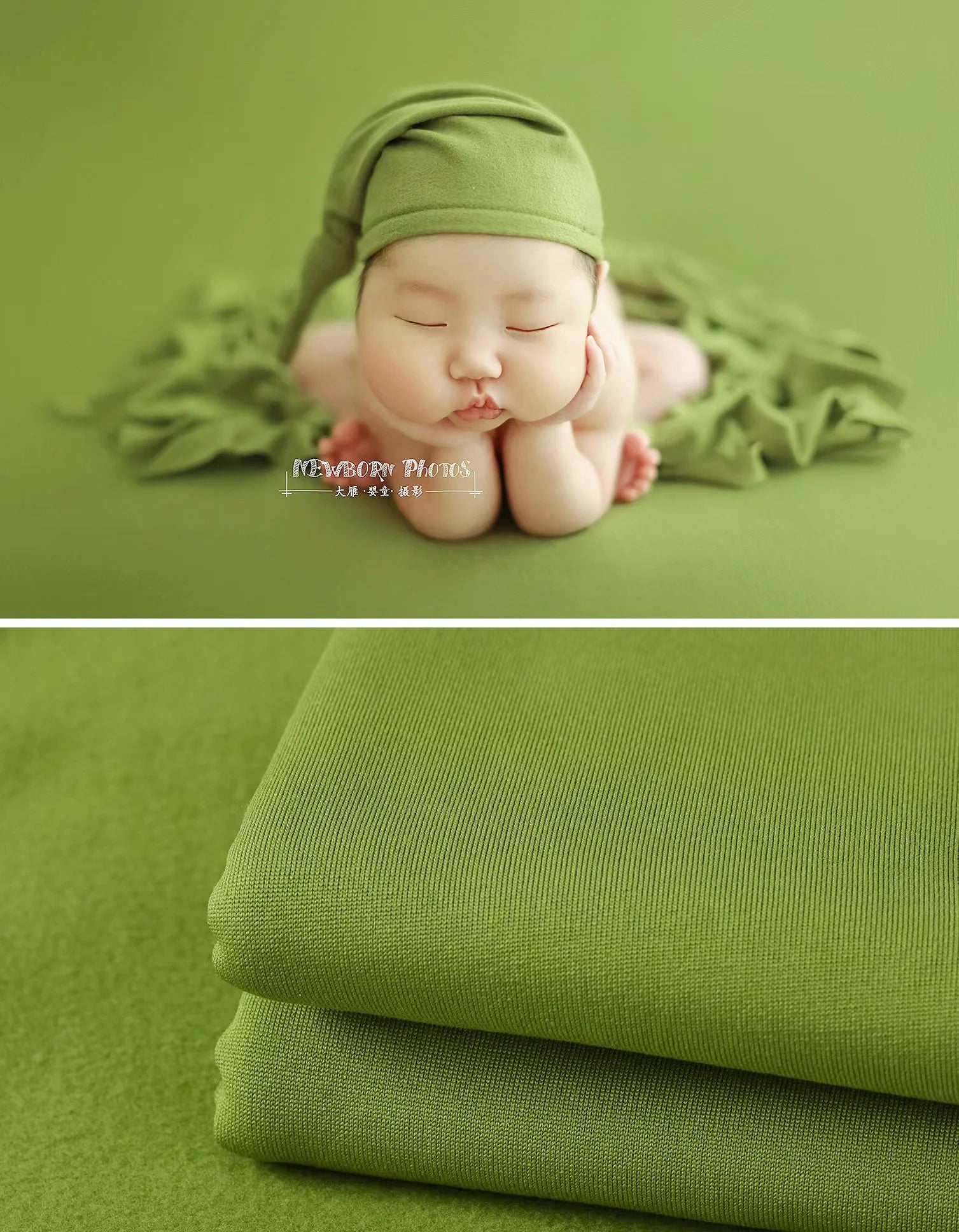 Newborn Photography Props Soft Wrap Blanket Backdrop Stretchable Fabrics for Baby Posing Studio Shooting Photo Accessories