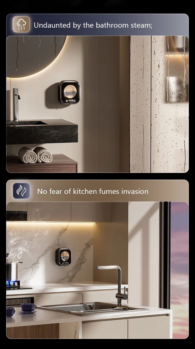 Xiaomi Wall Mounted Automatic Soap Dispenser with Large Capacity Non-contact Rechargeable Sensor Kitchen with LED Intelligence C