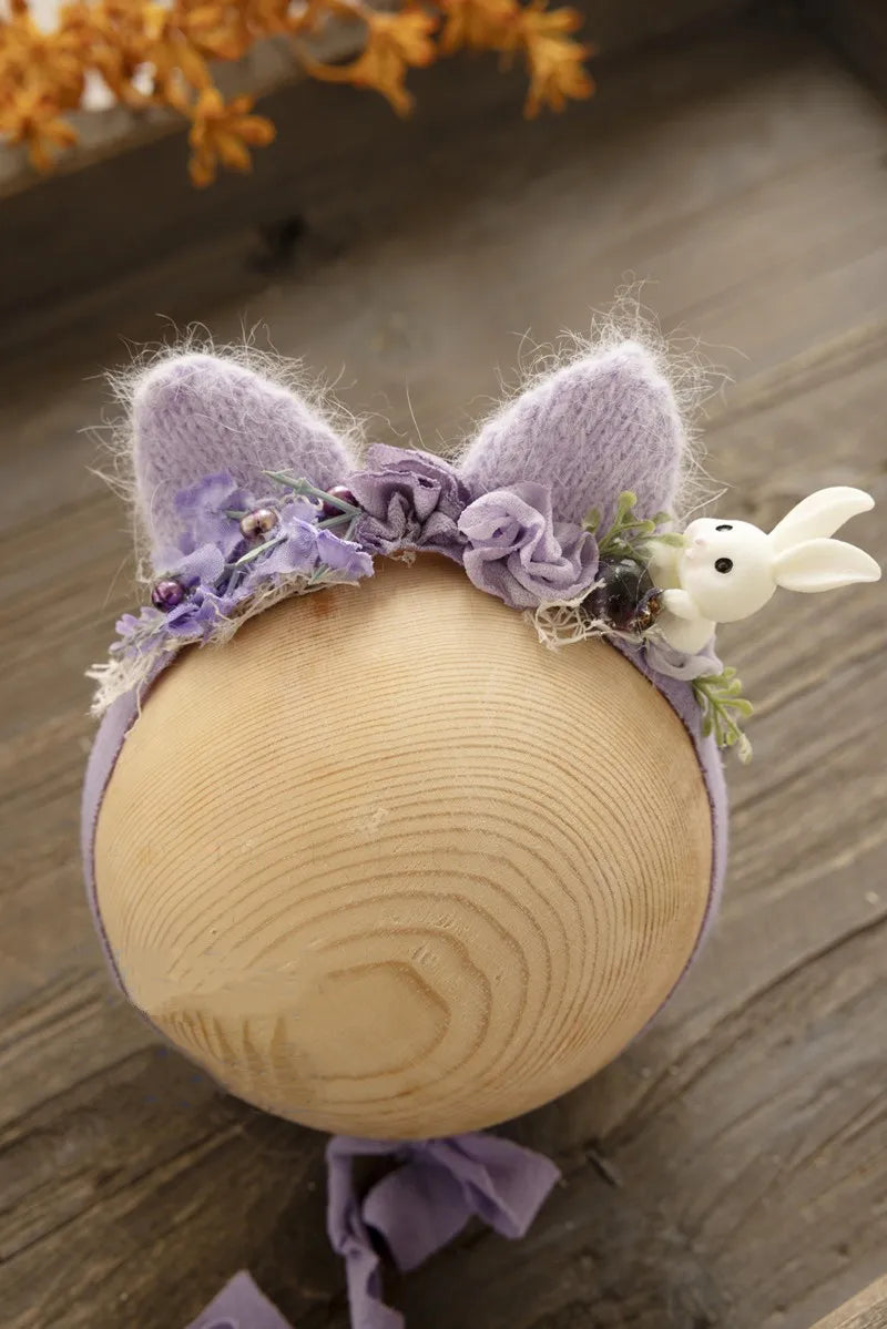 ❤️Newborn Photography Props Accessory Cute Manual Headband Studio Baby Photo Cartoon Ear Headwear Infant Shoot Accessories