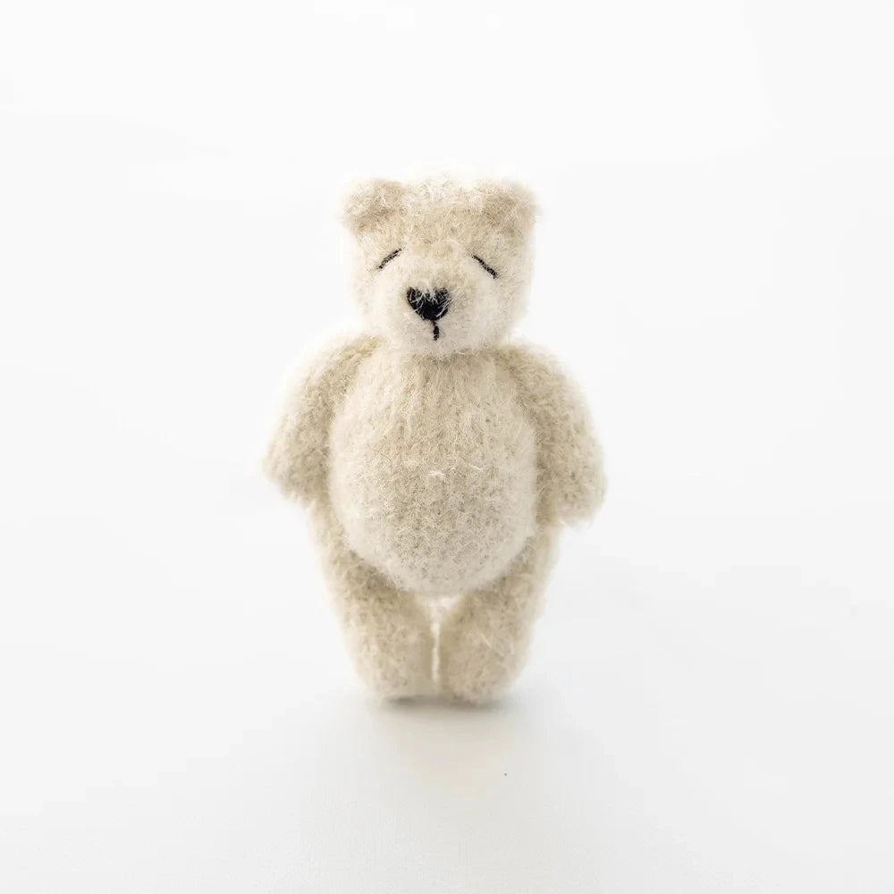 Baby Photography Animal Doll Newborn Photo Hand-Knitted Teddy Bear Props Studio Photo Cute Animal Seahorse Hair Toy Accessories