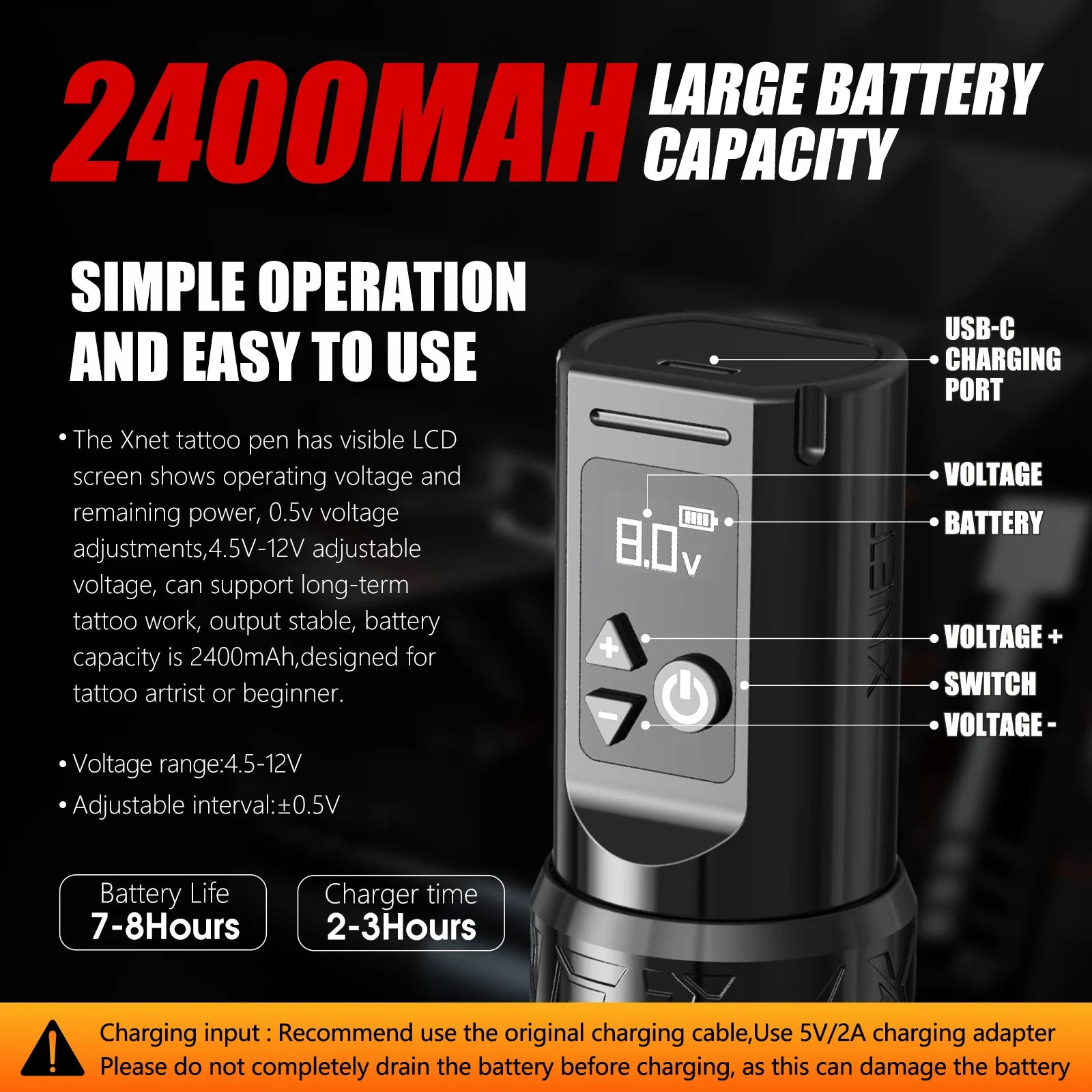 XNET T1 Wireless Tattoo Machine Pen Full Completed Kit Adjustable Stroke Custom Motor Makeup Pen 20pcs Cartridges For Tattoo Art