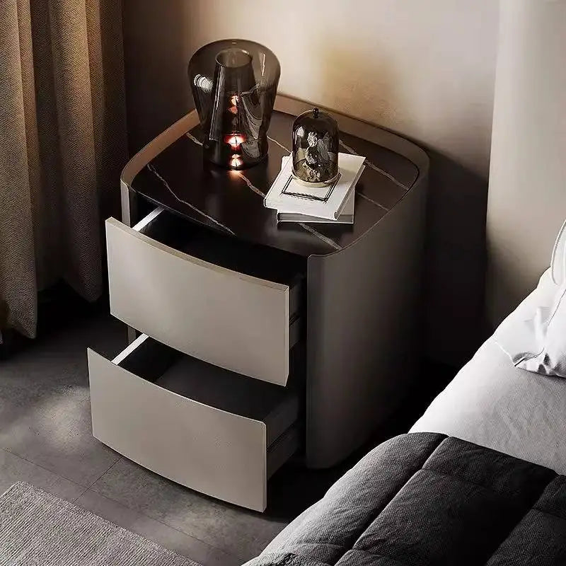 Design Organizer Nightstands Nature Wood Storage Drawers Essentials Bedsides Table Bedroom Modern Mesa De Cabeceira Furniture