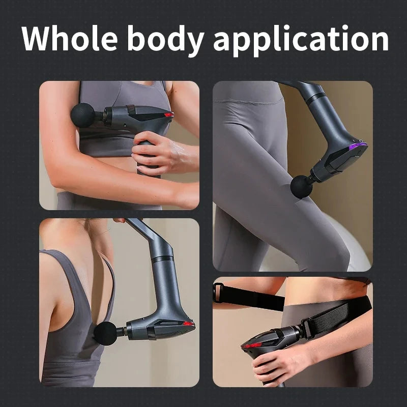 Hot Selling Long-handle Electric Massage Gun: Multifunctional for Muscle Relaxation, Deep Tissue Percussion Relief