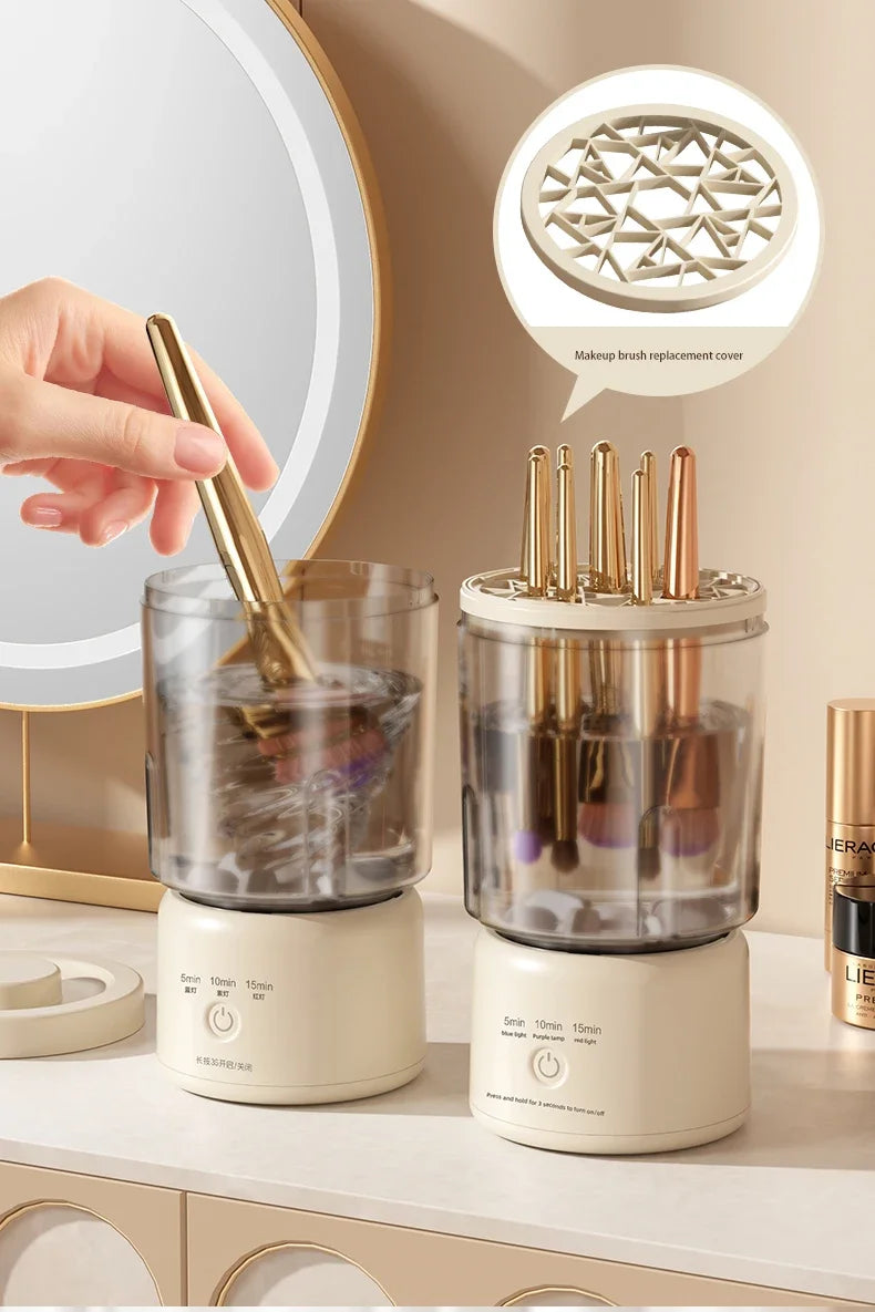 Portable Small Washing Machine Automatic Makeup Brush Cleaner Household Mini Washing Machine for Socks Underwear Panties Washer