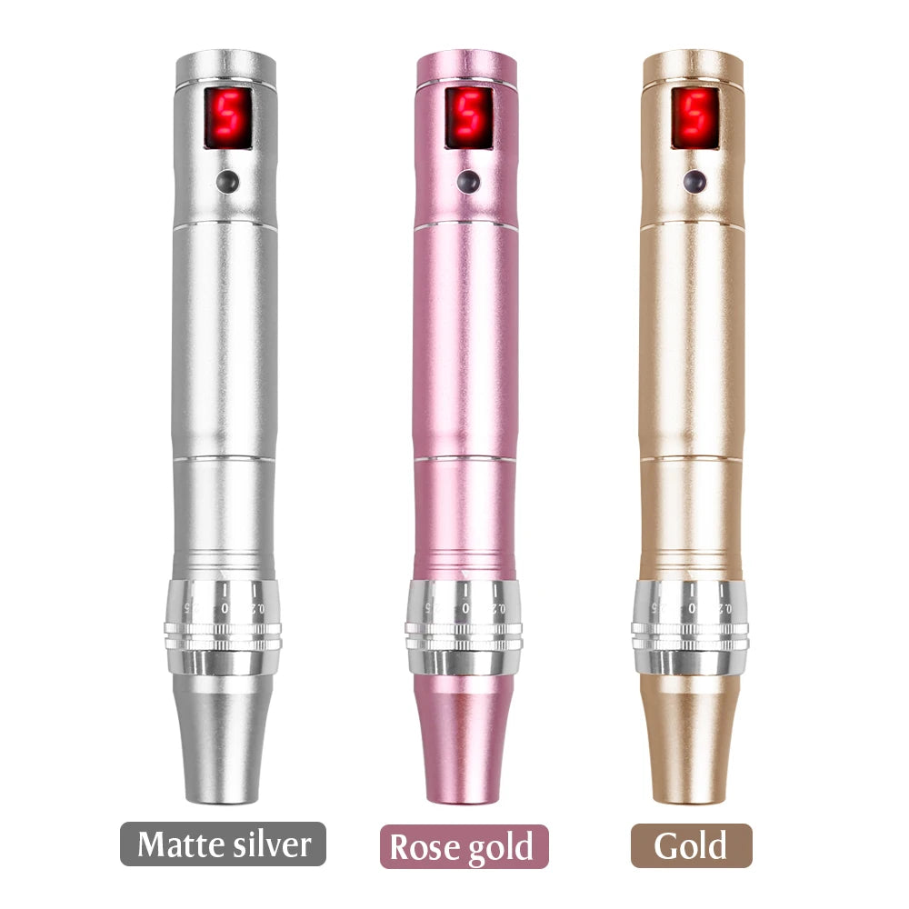 Electric Dr.imp Pen Wireless Dermapen Beuty Care Machine Mute Derma Pen Needle Cartridge Microneedling Tips Nano Micro Needles
