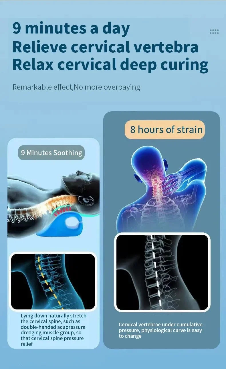 Cervical Massage Pad, U-Shaped Pad, Shiatsu Gravity, Neck And Shoulders Relaxation