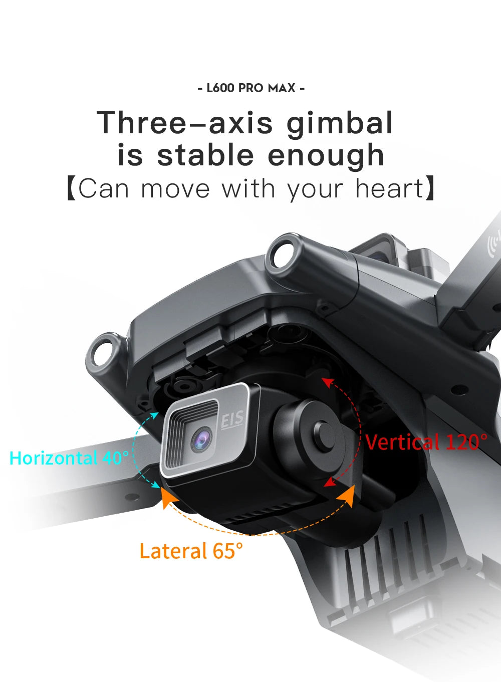 L600 PRO MAX GPS Drone Professional 4K 3-Axis PTZ HD Dual Camera Obstacle Avoidance Brushless Motor 5G WIFI RC Quadcopter Toys