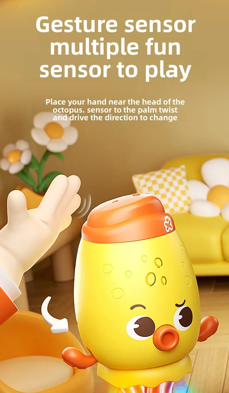 Dancing Octopus Electronic Pets Luminous Fidget Toys Interactive Antistress Stress Relief Toy for Toddler Baby Children Adult