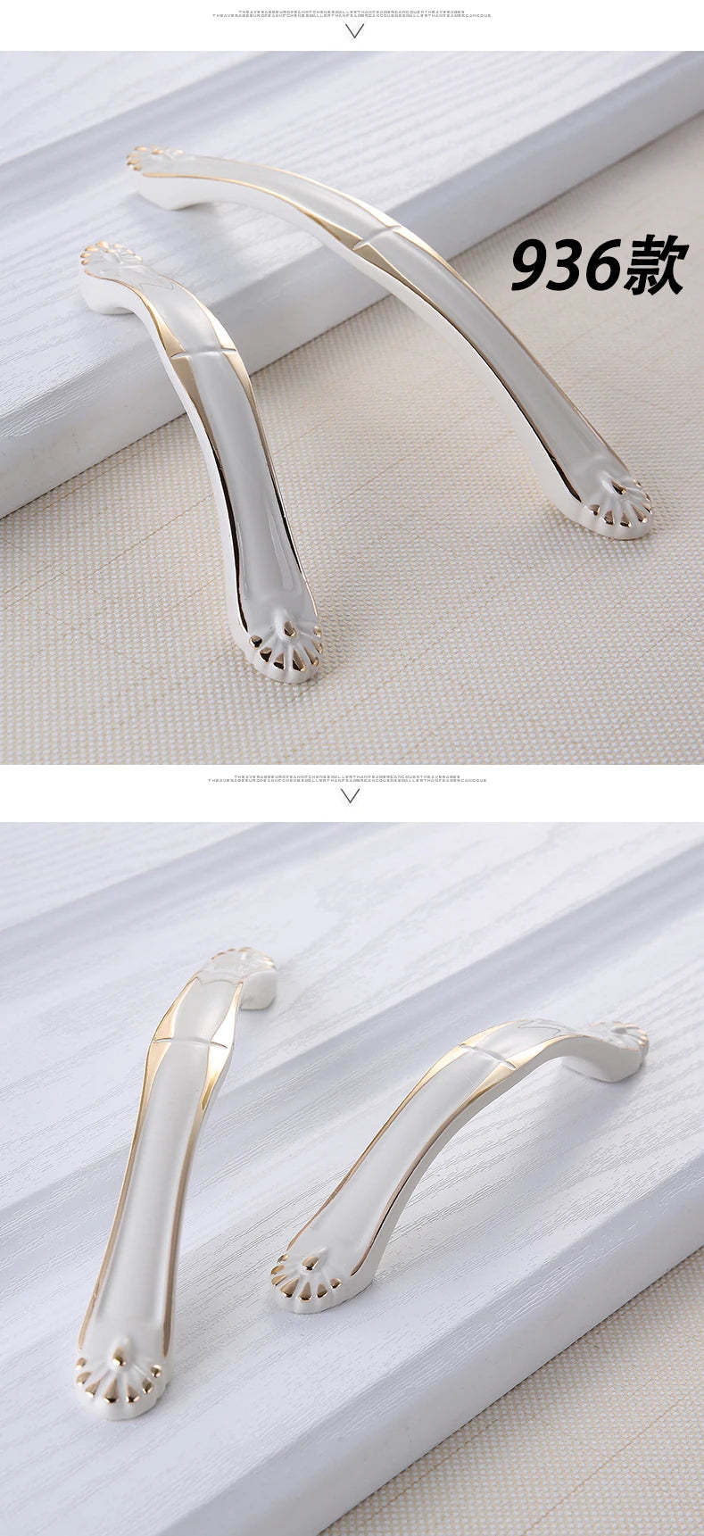 YM White Dressers Handle Kitchen Item Drawer Closet Wardrobe Gold Handle Cabinet Storage Door Cabinet Invisible Door Pulls Konb