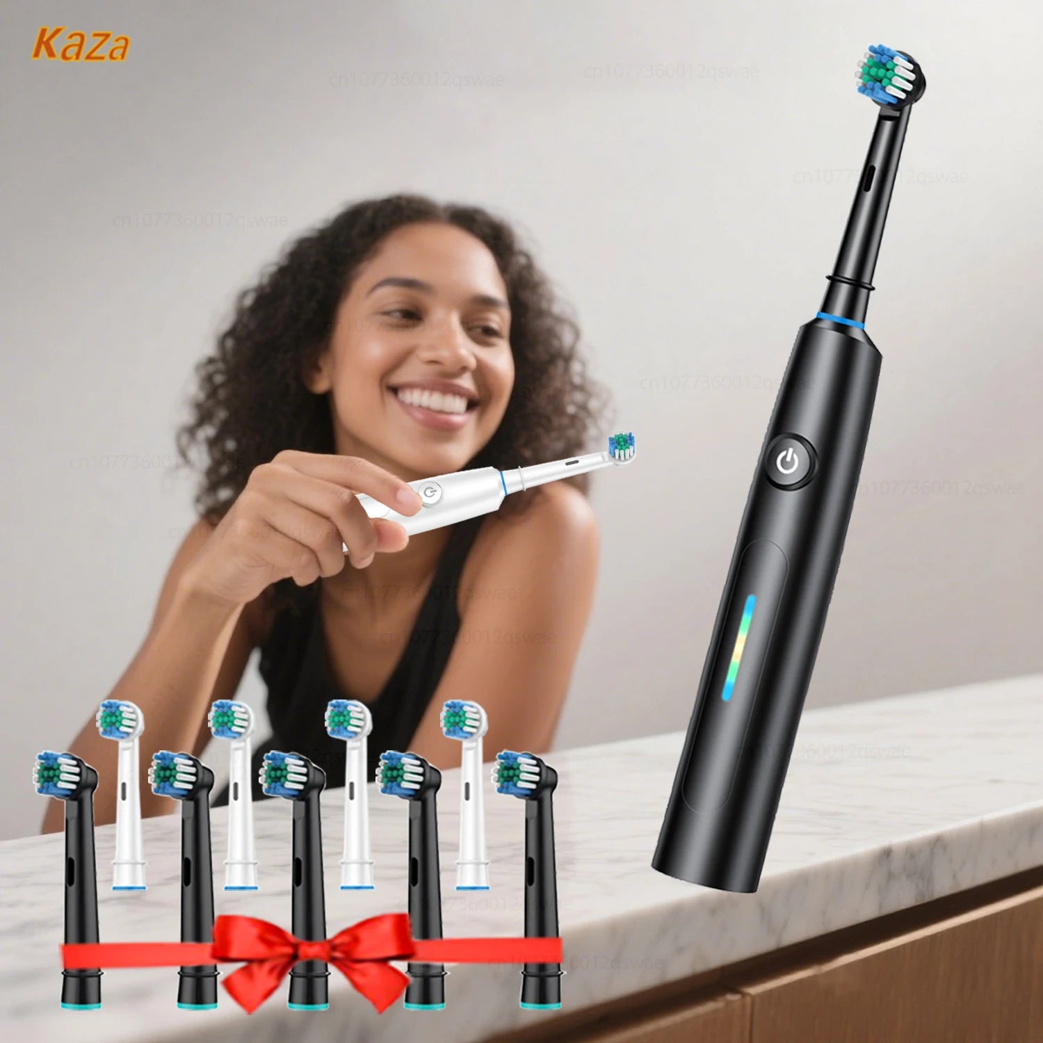 Rotating Electric Toothbrush for Adults Fast Charge 5 Modes Deep Clean Electric Toothbrush with Rechargeable Power Smart Timer