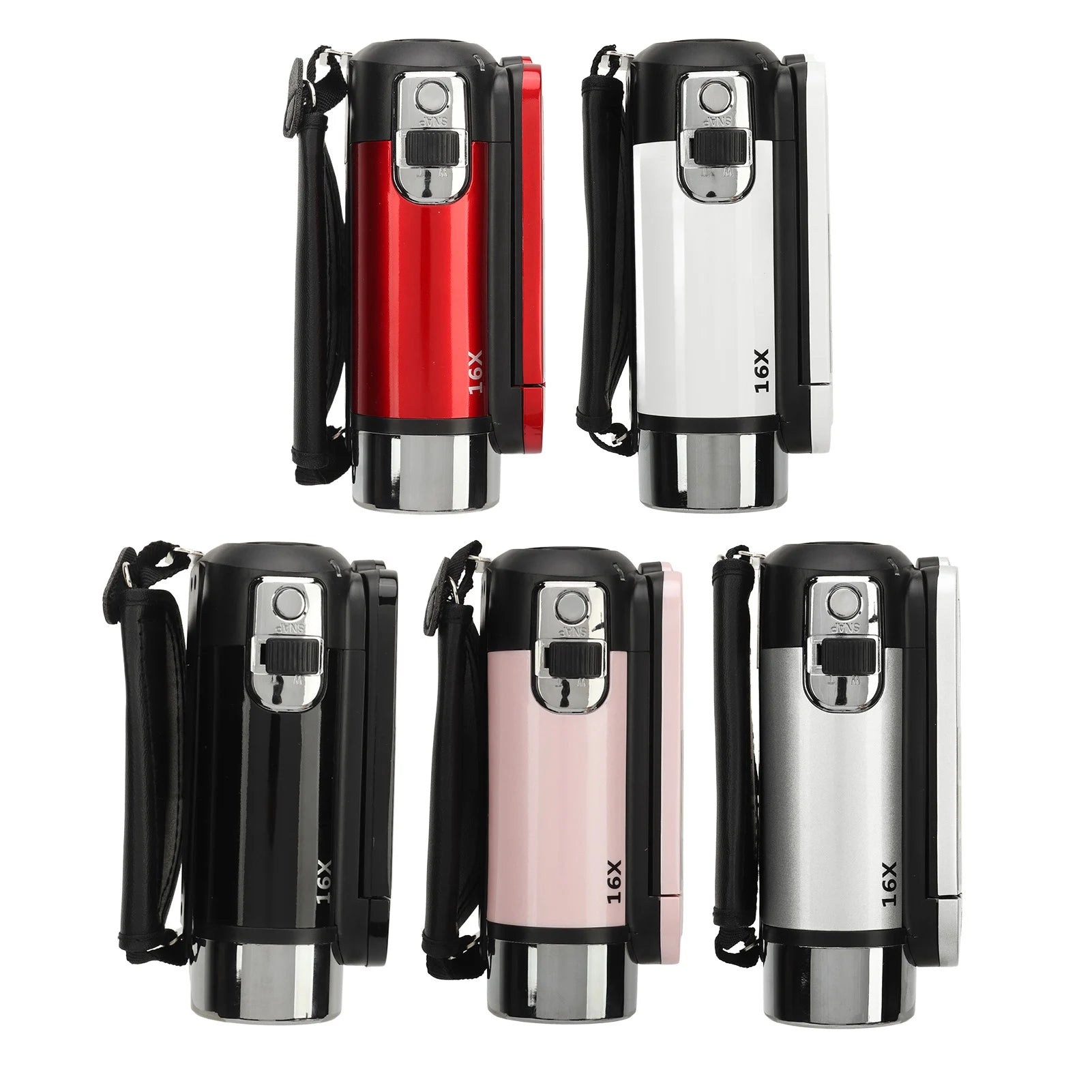 D90 1080P 16MP Digital Camera 2.4 Inch Rotatable Screen Camcorder 16X Zoom HD Video Recorder with Fill Light new