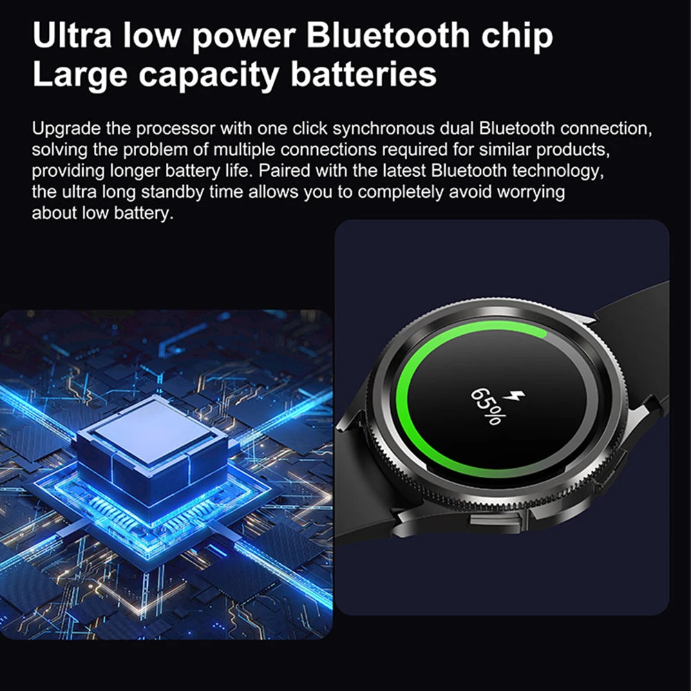 New Bluetooth Call Fashion Smart Watch 6 Classic Men's Outdoor Sports Fitness Full Screen Touch Health Monitoring Smartwatches