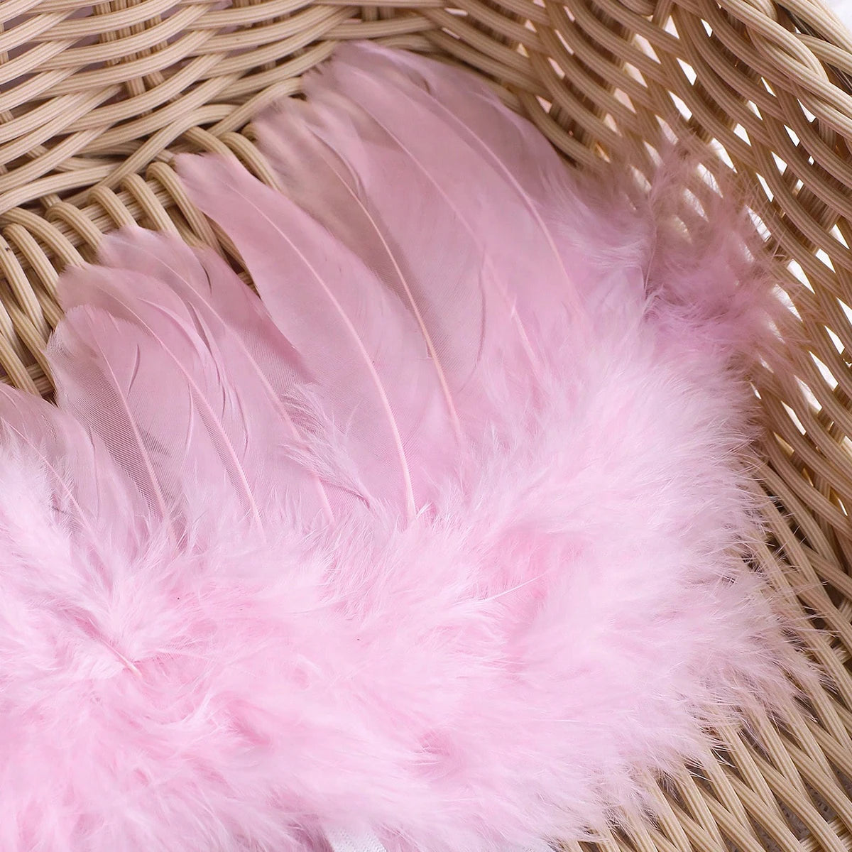 Ylsteed Newborn Baby Boys Girls Angel Wings Photography Props Two-Piece Set with Headband Photography Accessories Photo Shoots