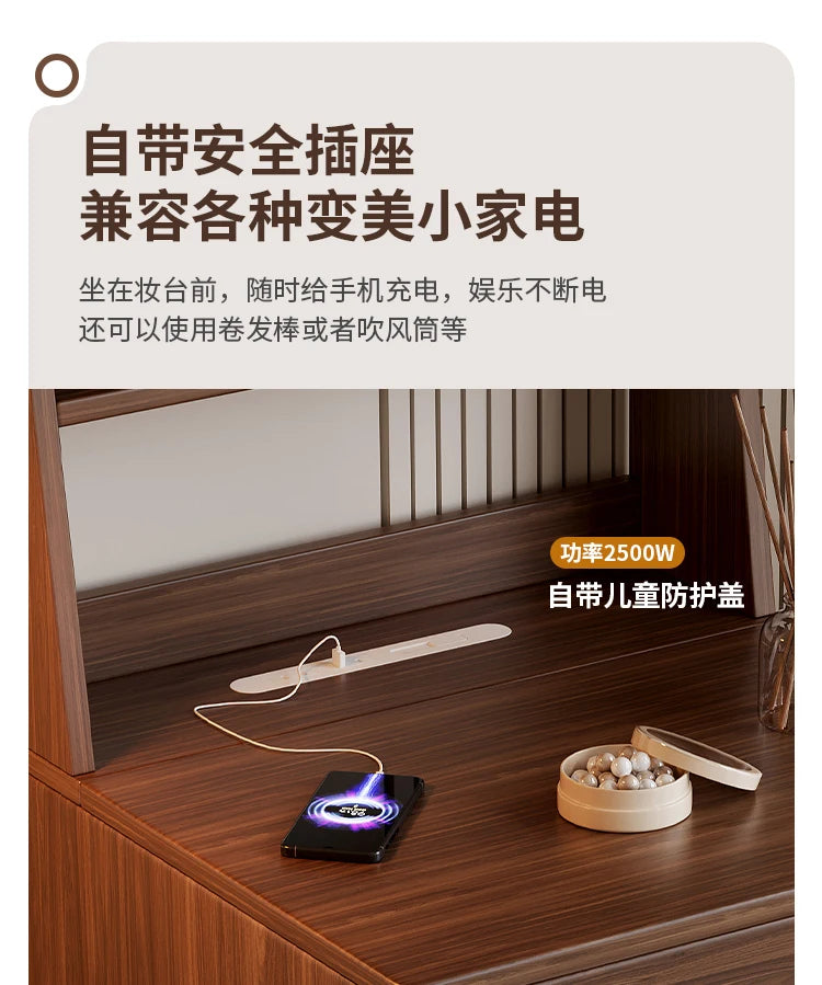 Multifunctional Narrow Nightstands With Drawers Storage Vintage Mid Century Nightstands Classic Elegant Criado Mudo Furniture