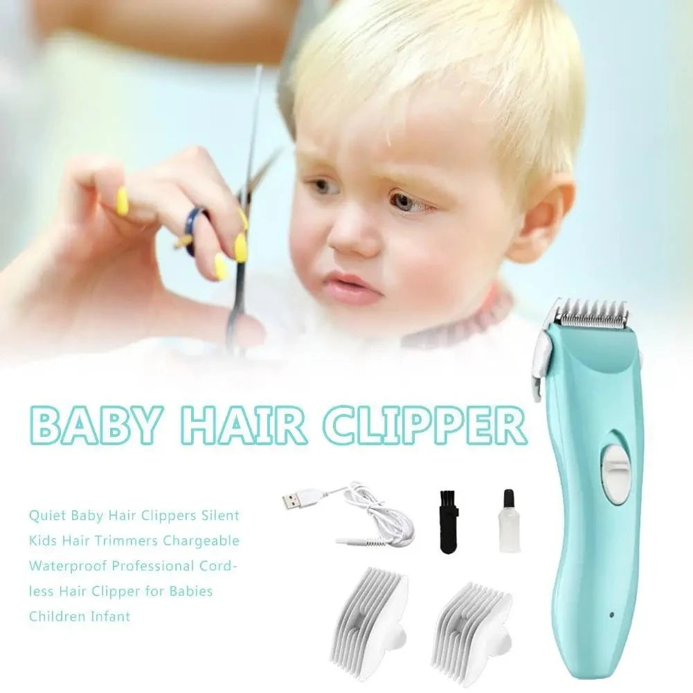 Silent Baby Hair Clipper Children Hair Clippers Electric Quiet Trimmer Kids Cutting Machine Infant Women Pet Hair Shaver