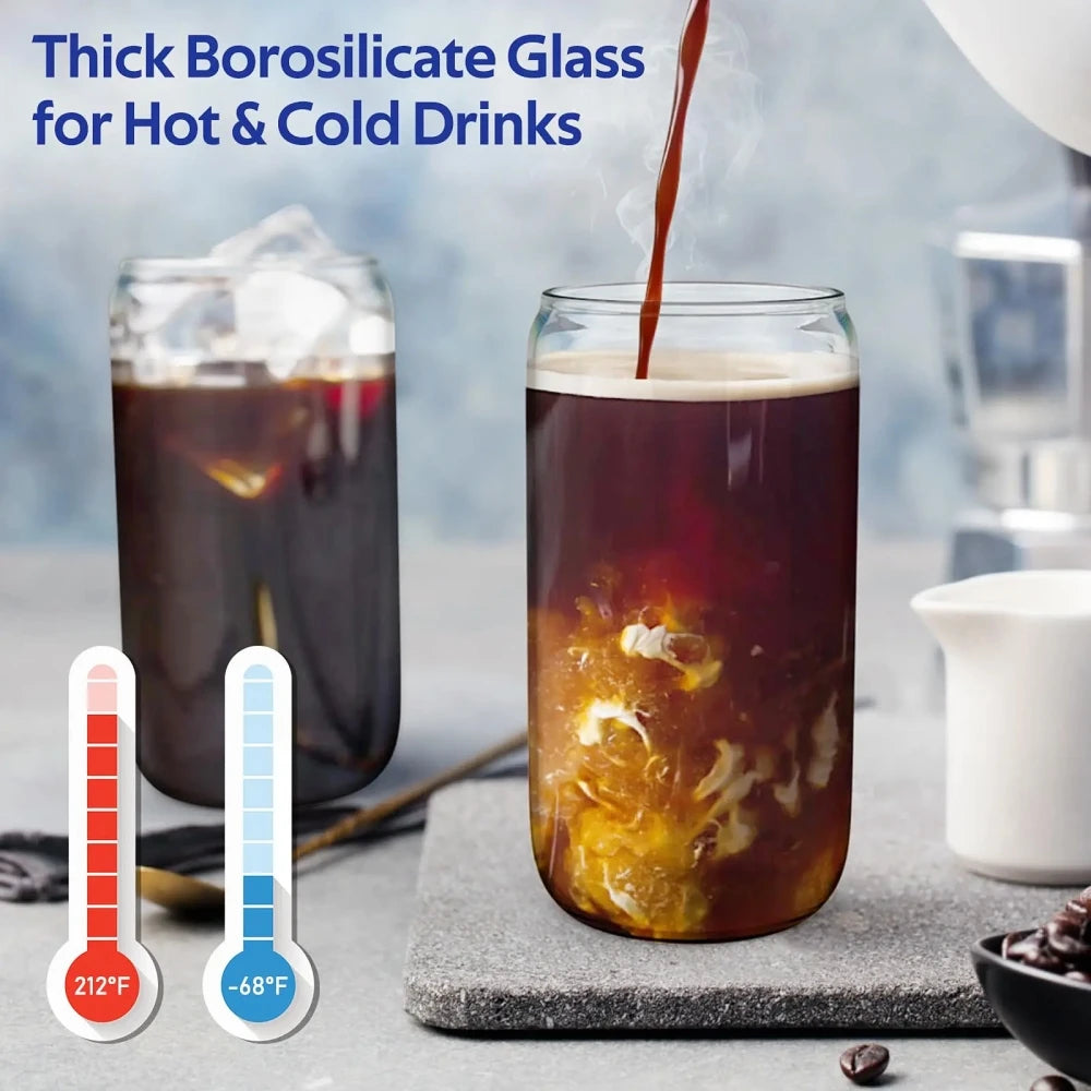 550ML Glass Cup With Wooden Lid And Straw Juice Drink Beer Mug Coffee Milk Transparent Water Cup Suitable For Parties Drinkware