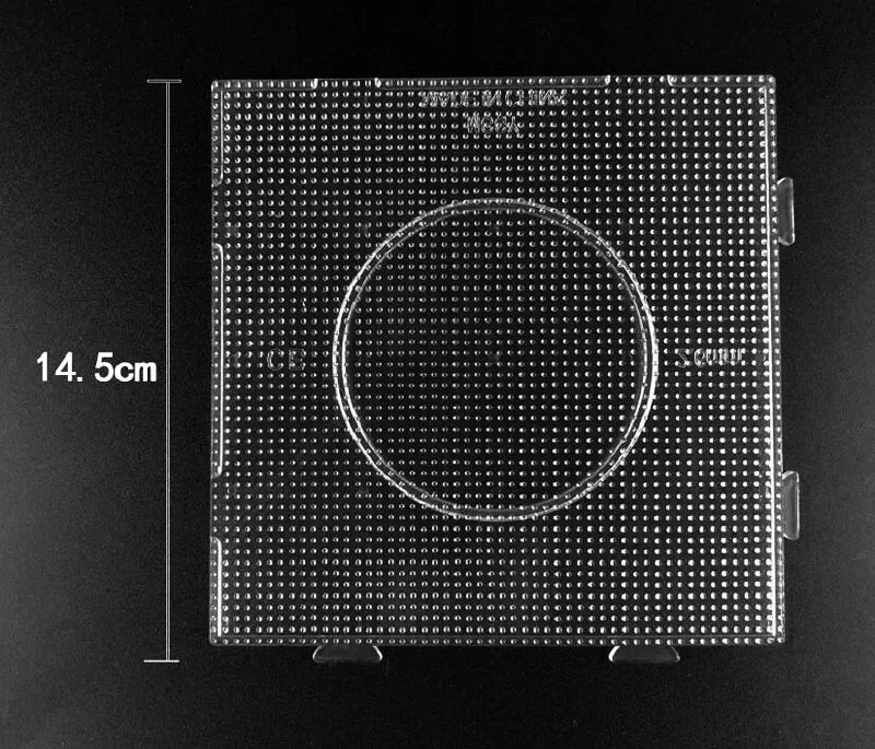 2.6mm Hama Beads Template DIY Perler Square Pegboard Fuse Beads Tool Educational Tangram Jigsaw Puzzle Template Kids Toy