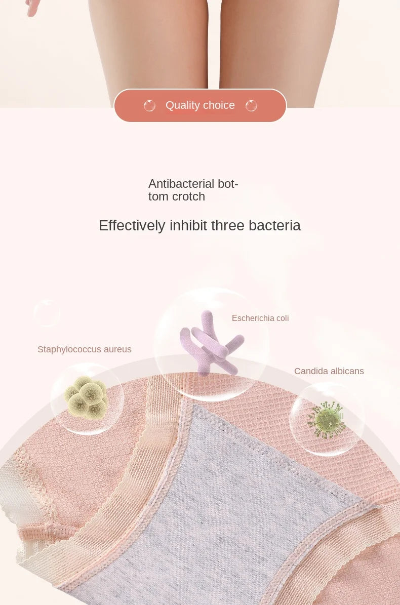 3PCS Maternity Panties High Waist Pregnant Panties Adjustable Belly Support Briefs for Pregnant Women Lace Solid Cozy Intimates