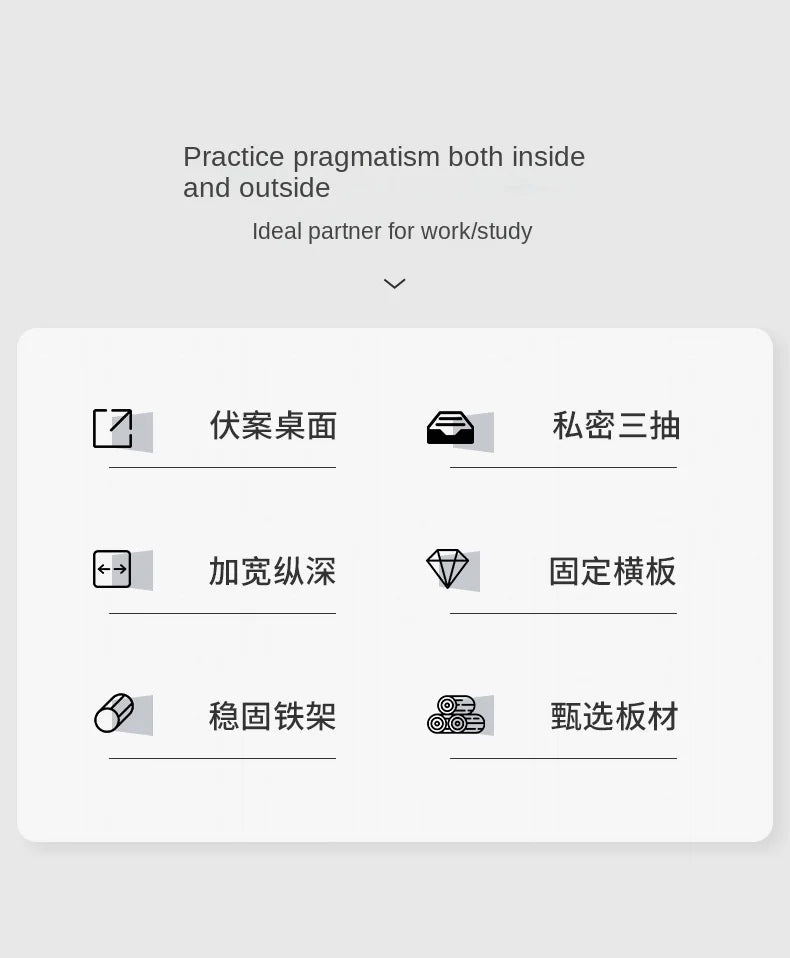 Drawers Executive Office Desk Corner Storage Living Room Supplies Computer Desks Legs European Mesa De Computador Furnitures