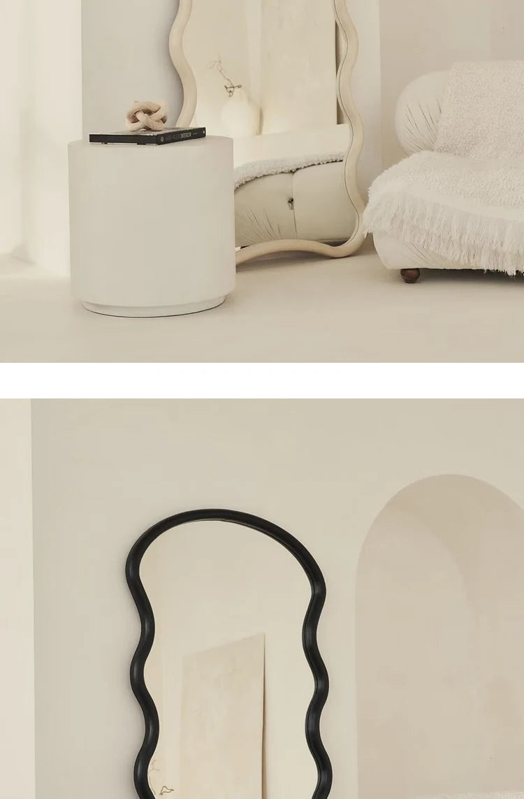 Irregular Funky Mirror Living Room Modern Full Body Standing Girls Bedroom Bathroom Luxury Mirror Men Espelhos Home Products