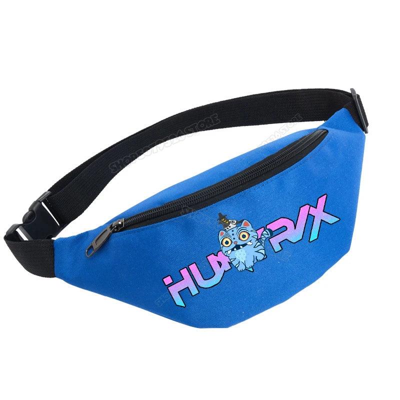 KPop Demon Hunters Girl Waist Bag Movie Anime Kids Fanny Packs Cartoon Cute Crossbody Chest Packs Lightweight Child Belt Bum Bag