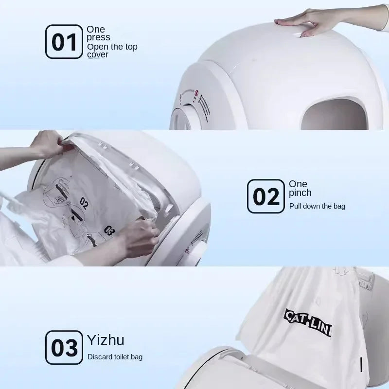 CATLINK Accessories Special Deodorization Gel Deodorization Small White Cat Litter Basin Garbage Bag Suitable for Small White