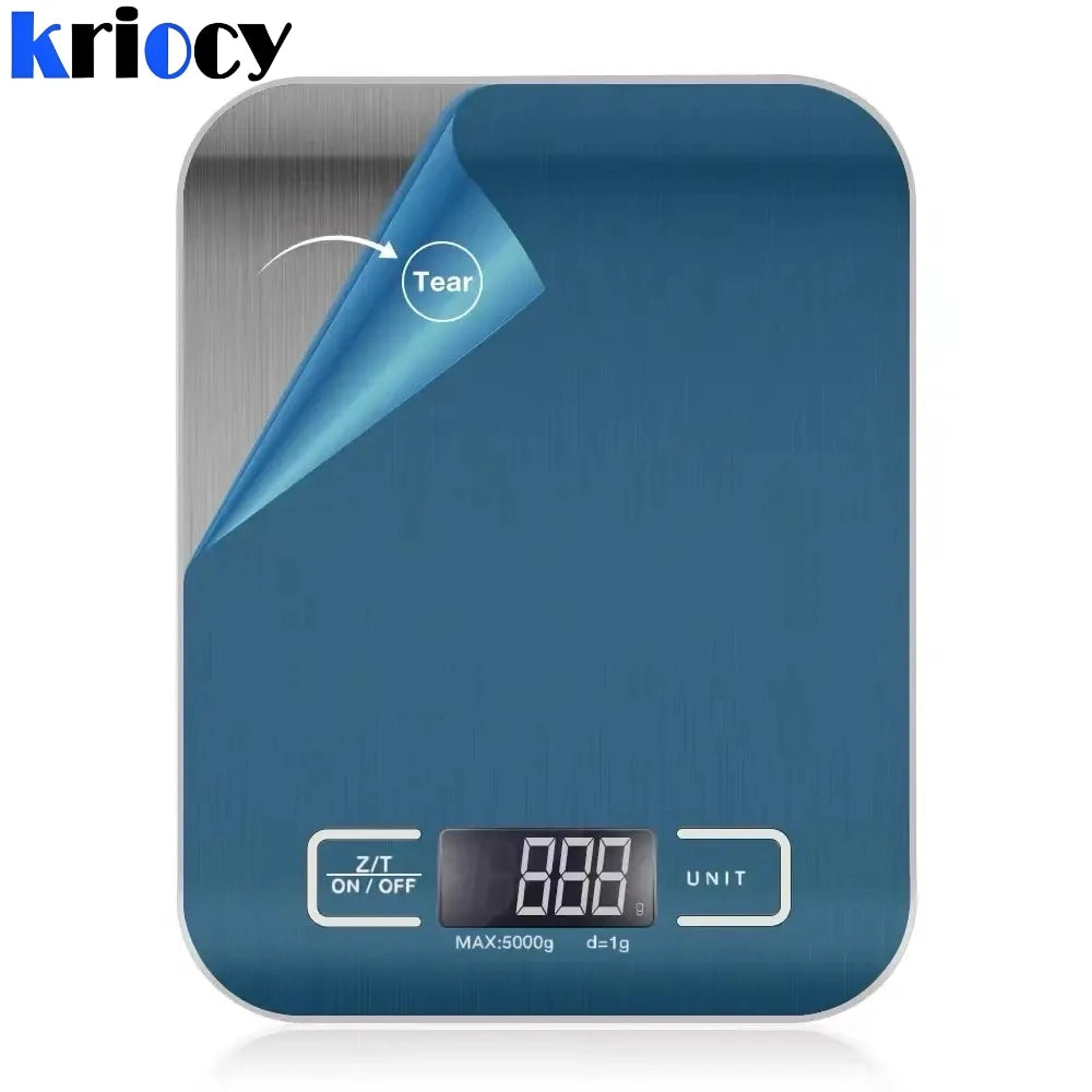 10KG Kitchen Scales Stainless Steel Weighing For Food Diet Postal Balance Measuring LCD Precision Electronic