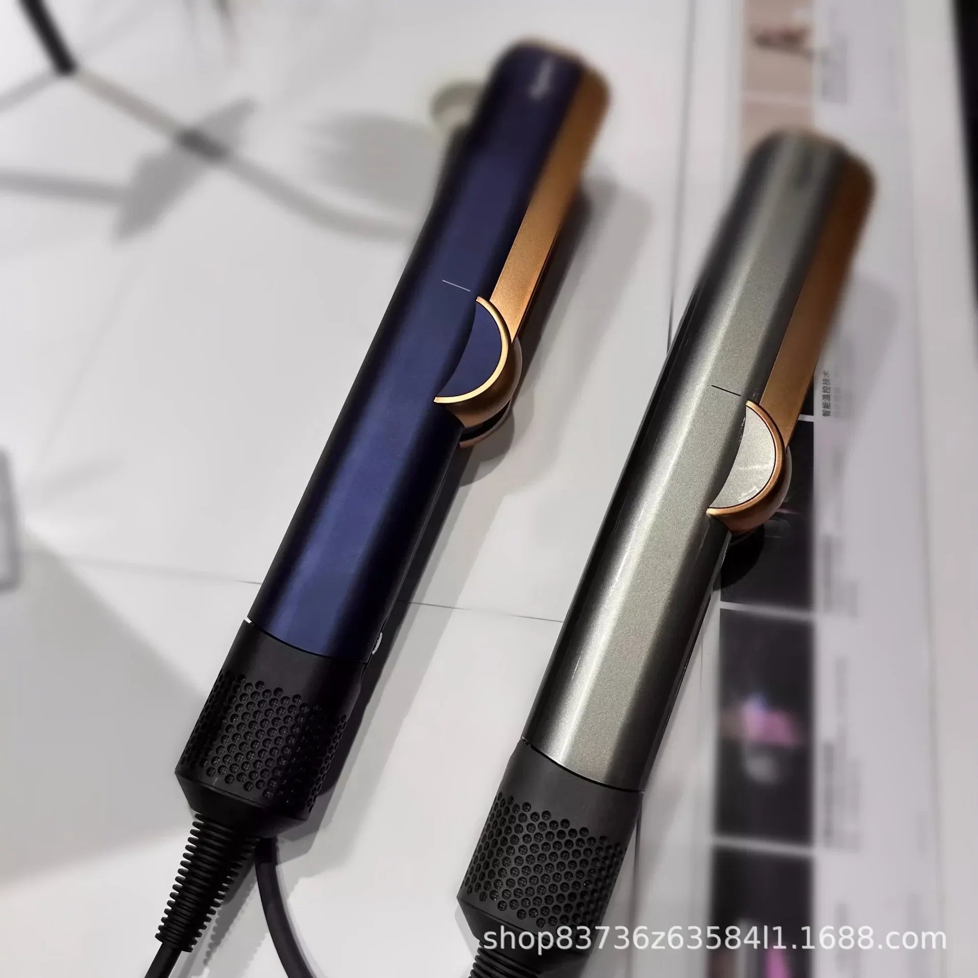 New Dry and Wet Flat Comb Portable Curling Iron Hair Salon Negative Ion Curling Iron Hair Dryer Straight Clip  Cepillo Rizos 다이슨