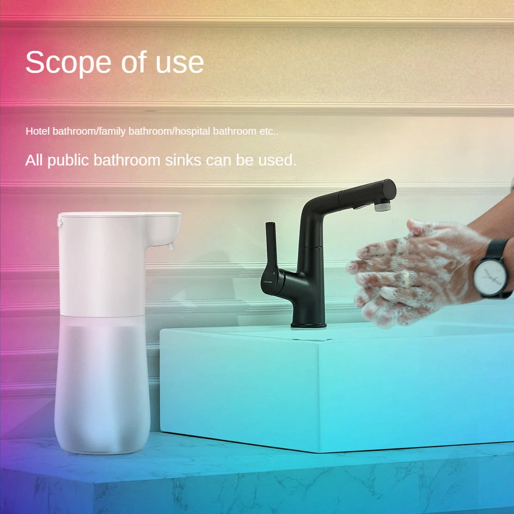 Automatic Foaming Soap Dispenser,4-Level Adjustable Foam ,650ML/22oz Touchless Hand & Dish Soap Dispenser for Office,Hotel, Home