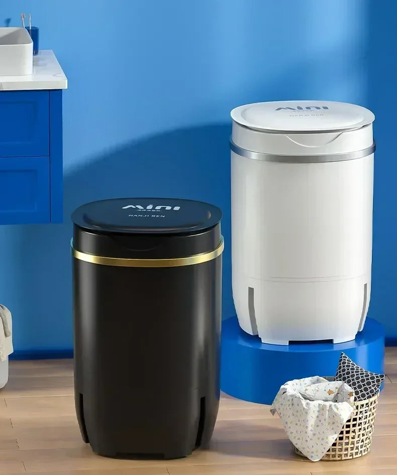 220V VCJ Single Tub  Washing Machine| Mini Laundry Washer for Baby and Child Clothes DW