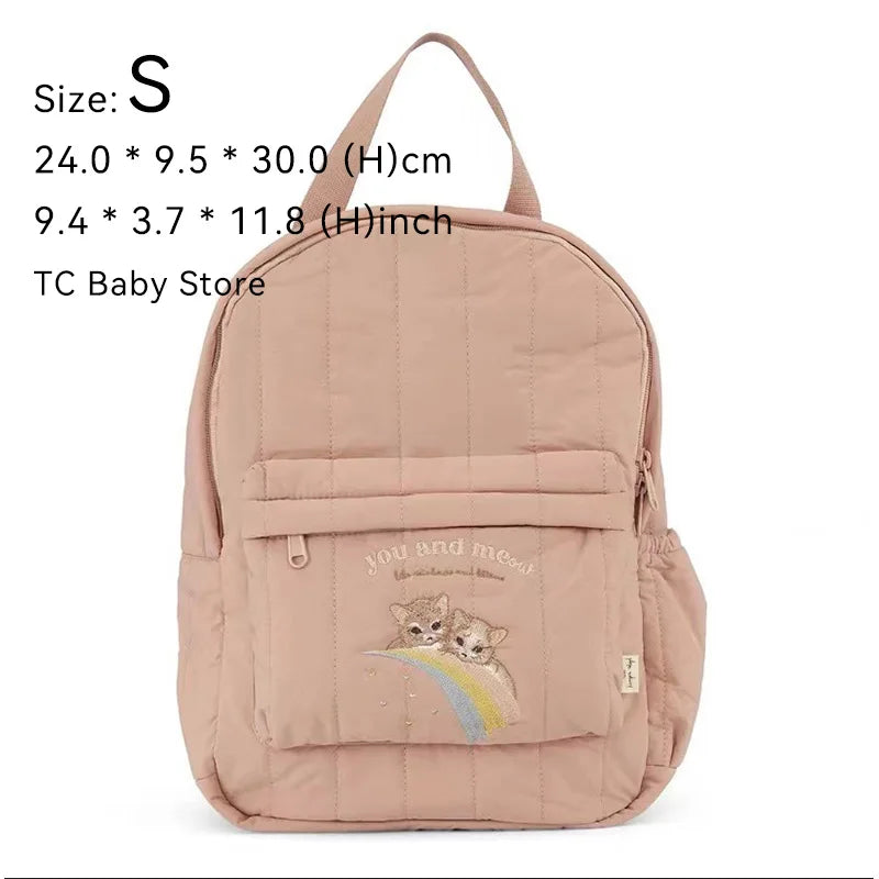 KS Baby Backpack Kids Schoolbag Kindergarten Bags Brand Cherry Lemon Children's Boys Girls Mom Traveling Storage Bag Wholesale