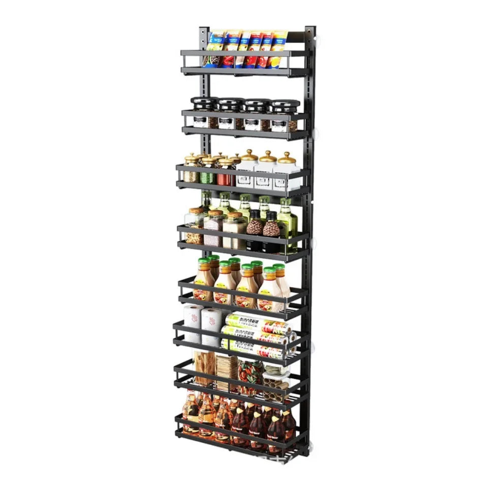 Tier Pantry Door Organization Hanging Basket Wall Spice Rack Over Door Pantry Organizer Kitchen Organizers And Storage Pantry