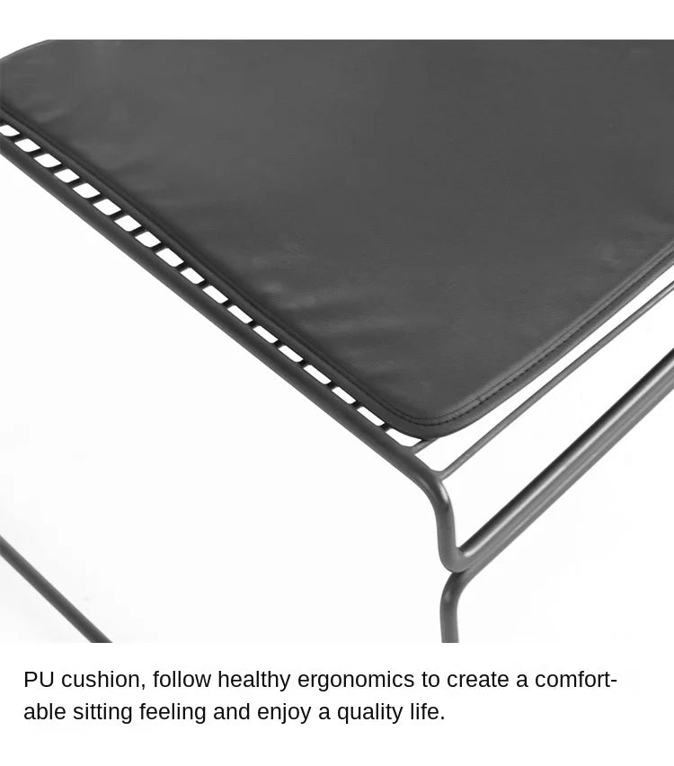 Nordic Fashion Backrest Home Chair Personality Hollow Leisure Chair Single Dining Chair Decorative Chair Outdoor Balcony Couch