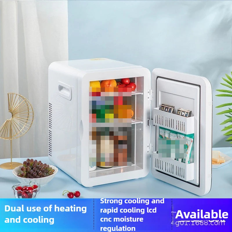 Portable Car Refrigerator 8L Mini Small Dormitory Can Be Used Car and Home Dual-purpose Semiconductor Refrigeration Refrigerator