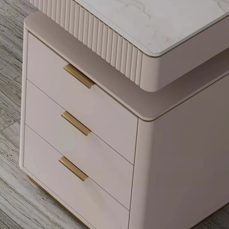 Nordic office desk with cabinets Modern high-end luxury countertop computer desk Elegant Design mesa para computador furniture