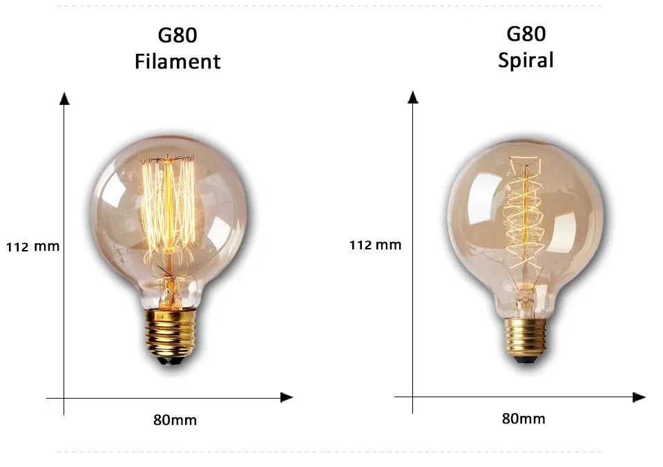 Dimmable Edison Light Bulb E27 40W 220V Retro Vintage Edison Bulb Incandescent Ampoule Bulbs Vintage Edison Lamp Retro Light