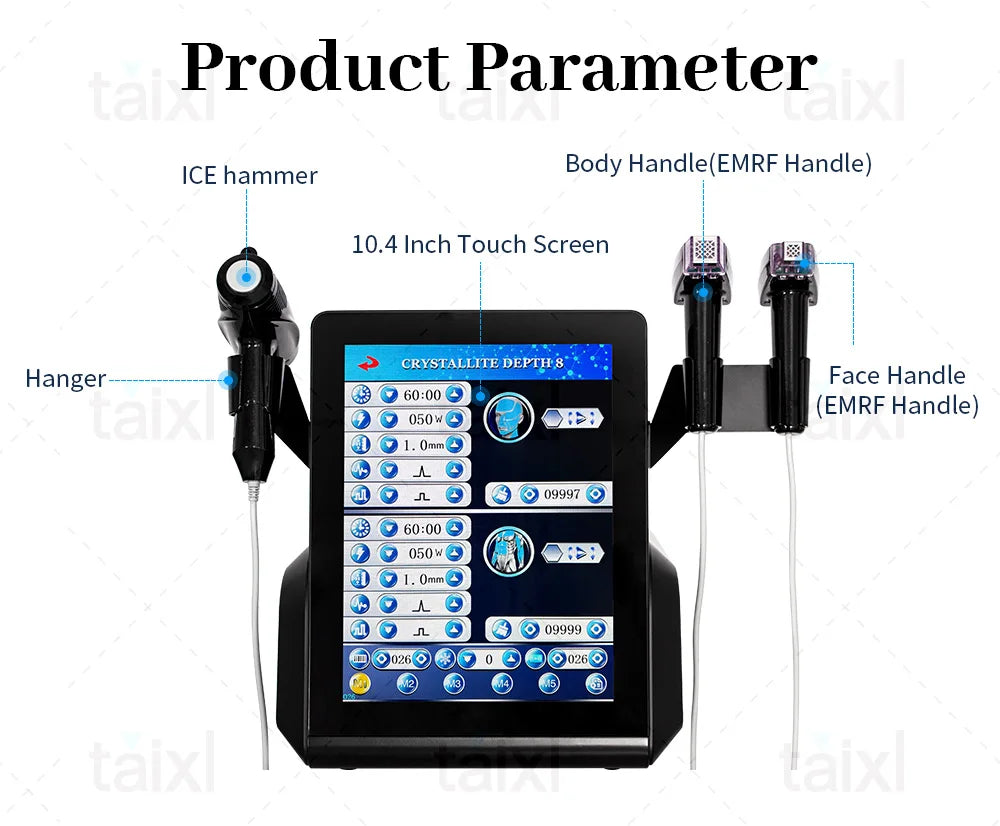 Professional Morpheus 8 RF Microneedling Machine Facial Skin Care Beauty With12 24 40 Nano Pin Cartridge