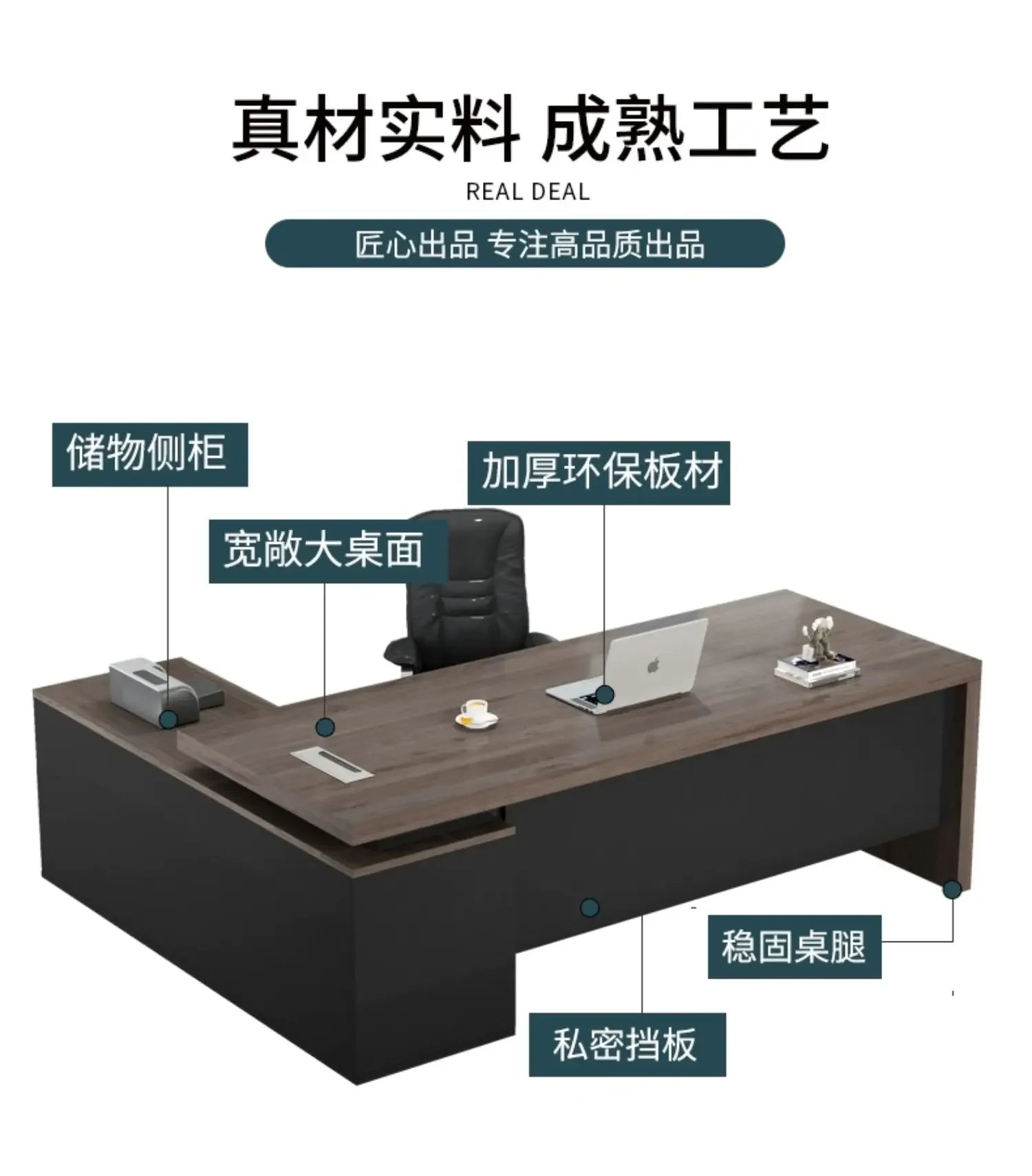 Commercial External Office Desk Minimalist Industrial Cheap Luxury Office Desk Indoor Station Mesa Escritorio Modern Furniture