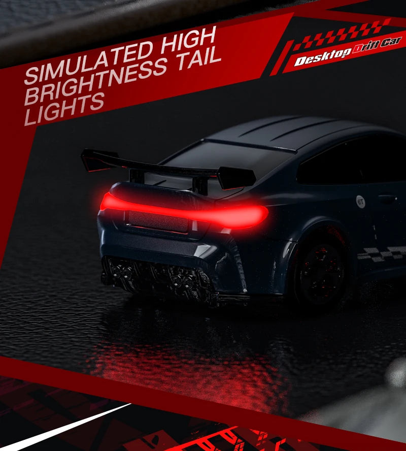 2025 New Kf20 1:64 Drift Rc Car Four-wheel remote-controlled racing car Full proportions Desk Competition Toy Boys Ideal gifts.