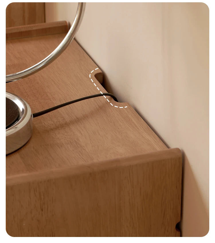 Chinese Vintage Nightstands Simple Rustic Mid Century Classic Nightstands Bedroom Hidden Storage Meubles De Chambre Furniture