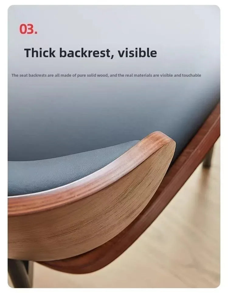 Living Room Dining Chairs Leather Chair Soft Modern Cafe Home Nordic Chaises salle manger luxury Minimalist Home Furniture