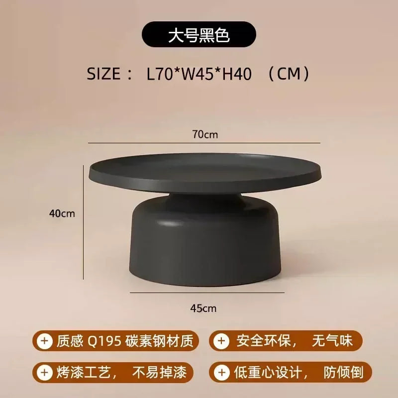 Hot Sale Nordic Coffee Table, Creative Round Living Room Table, High-end Light Luxury Side Desk, Modern Simple Furniture 121