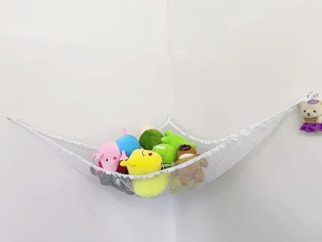 S/M/L Cute Children Bedroom Toys Hammock Net Stuffed Animals Toys Hammock Net Organize Storage Mesh Holder swing Storage Boxes