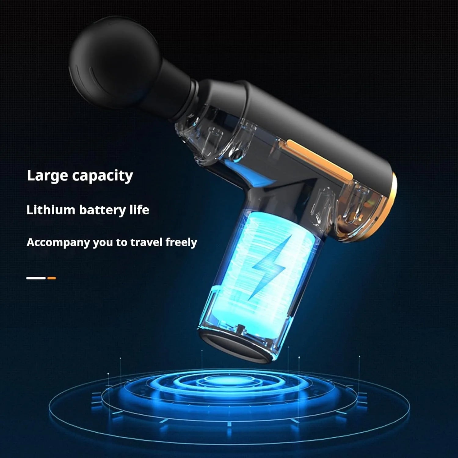 Fascial Massage Gun Electric Percussion Pistol Massager Body Neck Back Deep Tissue Muscle Relaxation Fitness Tool For Shoulder