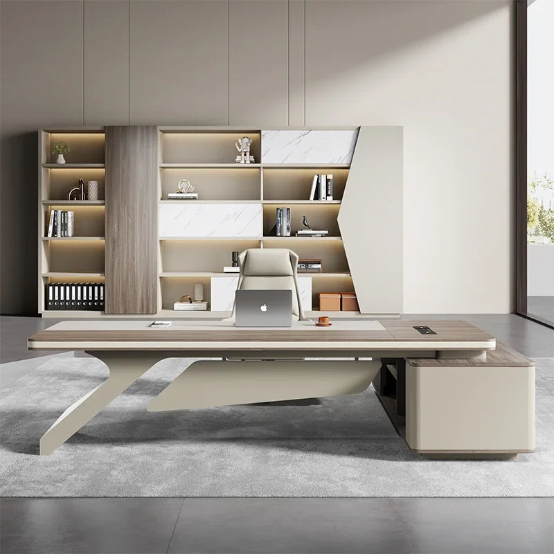 Organizer Designer Office Tablet Asthetic Monitor Executive Office Desk Study Gaming Escritorios De Computadora Furniture